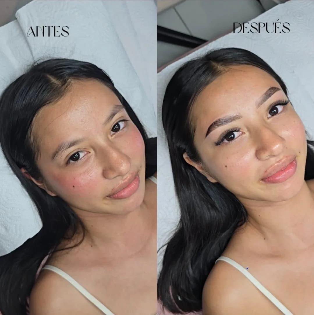 Extensiones de pestañas + Laminado de cejas